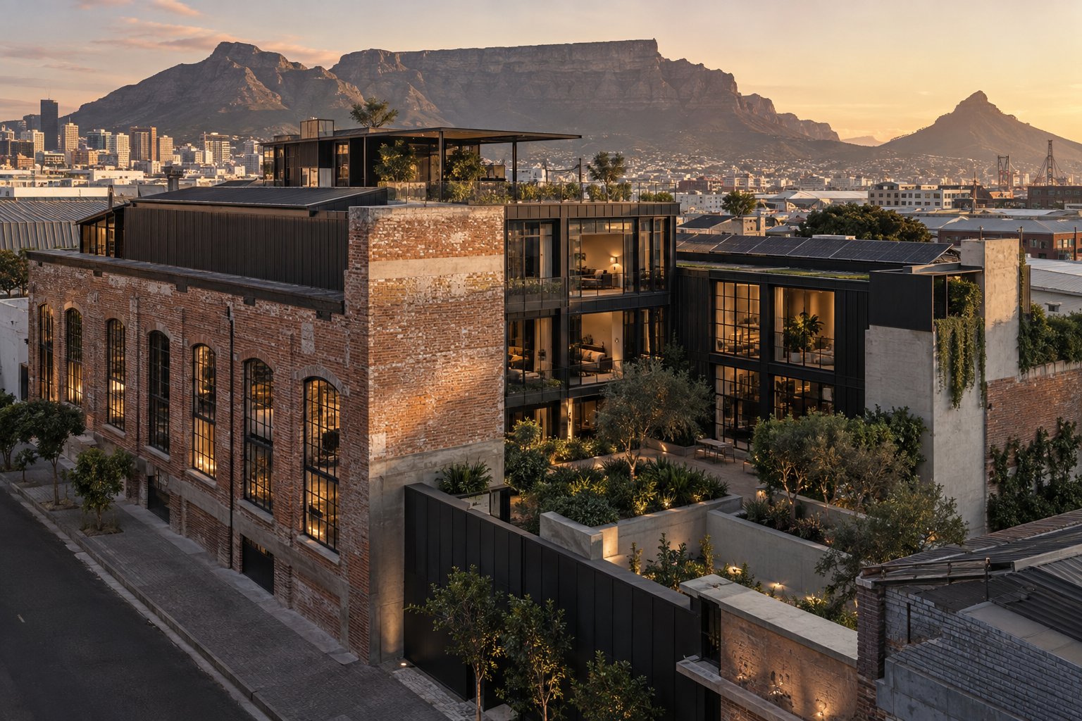 Concept for The Foundry Eight in Cape Town
